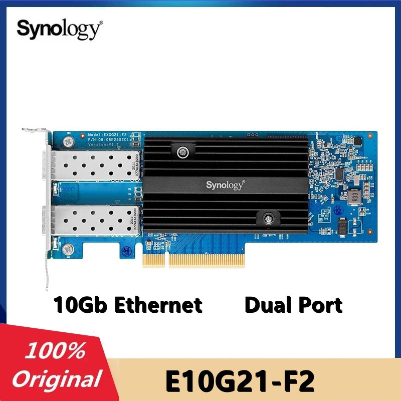  Synology E10G21-F2  Ʈ 10Gbps SFP Ʈũ ī, PCIe3.0 ̴ , ds1621 + ds1821 + ds1621xs + RS1619xs +